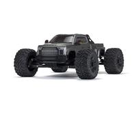 ARRMA Big Rock 6S, RC Car 1/7, Monster Truck 4x4, Brushless Motor Over 100 km/h, Includes Accessories, Grey, ARA7612T1