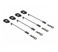Arrma Body Clip Retainers 1/5 Scale (Black, 4)
