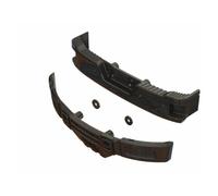 ARRMA Bumper Set Black Chrome Front Rear for 1/10 RC Monster Truck AR320461