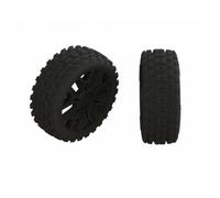 ARRMA Dboots '2HO' Tire Set Glued Gun Metal (2) Z-ARA550088