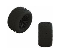 ARRMA dBoots 'Fortress' Tire Set Glued (Black) (2 Pairs), ARA550112