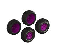 ARRMA dBoots Fortress Glued Tyre Set Purple 4pc ARA1570 ARA-1570