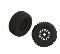 ARRMA dBoots FORTRESS LP Tyre Set Glued Black 2pc Z-ARA550110