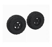 Arrma Dboots 'Fortress Sc' Tire Set Glued, Black (2)