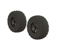 Arrma Dboots 'Fortress Sc' Tire Set Glued Gun Metal (2) -