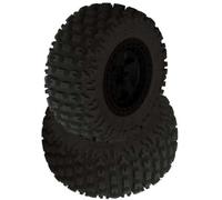Arrma dBoots Fortress SC Tyre Set Glued, Black for Senton 1/10 (2) - Z-AR550042