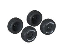 ARRMA dBoots FORTRESS Tyre Set (Glued) - 2 Pairs of Wheels