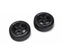 ARRMA ARA550096 dBoots Hoons 35/085 2.4 Belted 5-Spoke, Grey/Silver