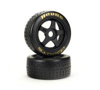 ARRMA dBoots Hoons 42/100 2.9 Gold Belted 5-Spoke RC Wheel Tyre Set ARA550071
