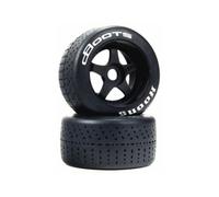 ARRMA dBoots Hoons 53/100 2.9 Belted RC Tyres Silver 5-Spoke Z-ARA550103