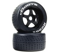 ARRMA dBoots Hoons 53/100 2.9 Tyre Set Silver 5-Spoke (2) Z-ARA550103