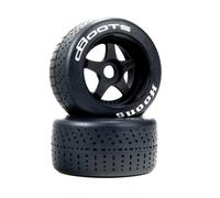 ARRMA dBoots Hoons 53/100 2.9 Belted RC Tyres White 5-Spoke Z-ARA550102