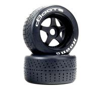 ARRMA 1/7 dBoots Hoons Rear 107 White Pre-Mounted Belted Tires, 17mm Hex (2), ARA550073