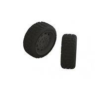 ARRMA dBoots KATAR 35/085 2.4 Tyre Set Glued 1 Pair Gun Metal Z-ARA550083