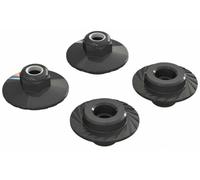 ARRMA Flanged Lock Nut 5x8mm M5 Serrated Locking Black 4 Pack Z-AR708007