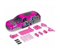 ARRMA GORGON 1/10 Painted Decalled Body Set Pink Black Z-ARA-2608
