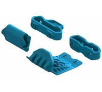 ARRMA Gorgon Lower Skid and Bumper Mount Set Blue 1/10 Z-ARA320787