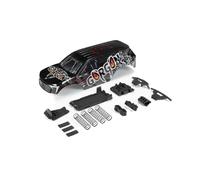 Arrma GORGON Painted Decaled Body Set (T4 Gun metal)