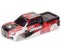 ARRMA GRANITE 1/10 Clipless Painted RC Monster Truck Body Red Z-ARA-1622