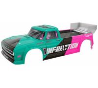 ARRMA Infraction 4x4 1/8 Painted RC All-Road Body Teal/Pink Z-ARA-2649