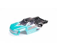 ARRMA KRATON 4X4 BLX 1/10 Painted Body Shell Teal Black Z-ARA402321