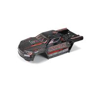 ARRMA KRATON 6S EXB BLX Painted Decalled Trimmed Body (Black/Red), ARA406169