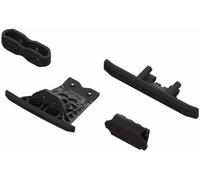 ARRMA Lower Skid And Bumper Set Black Composite Z-ARA-1547