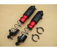 Arrma Mojave 4S Rear Shock Set inc Fixings (Red) - New - ARA330794 +