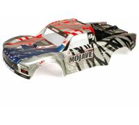ARRMA MOJAVE 6S BLX 1/7 RC Painted Body Silver Red Z-ARA411005