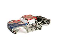 Arrma MOJAVE 6S BLX Finished Body (Sliver/Red) ARA411005