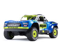 ARRMA RC Truck Mojave GROM 4x4 Smart Small Scale Desert Truck, RTR (with Battery and Charger Included) Blue/White ARA2104T2