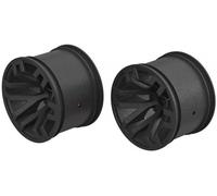 ARRMA MT 2.8 Inch Wheel 14mm Hex Black RC Car Wheels x2 Z-AR510097