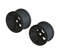 ARRMA 1/10 Monster Truck Front Rear Wheels 3.8 Inch 17mm Hex Black Z-AR510111