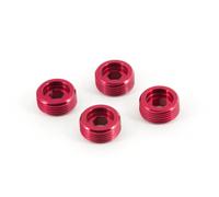 ARRMA Nut Front Hub Aluminium Red 4-Pack AR330196