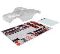 ARRMA QUAKE 1/10 Clear Body Monster Truck with Decals Z-ARA-2870