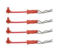 ARRMA RC Body Clips Retainer &body clips for 1/10 ARRMA 3s&Mega Vorteks Senton Granite Big Rock Typhon etc upgraded parts 4pcs/set #AR390165 (Red)