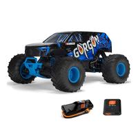 ARRMA RC Truck 1/10 Gorgon 2 Wheel Drive RTR Brushed Monster Truck Battery & Charger Included Blue ARA3230ST5