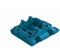 ARRMA Rear Lower Skid Gearbox Mount 1/10 Blue Z-ARA320788