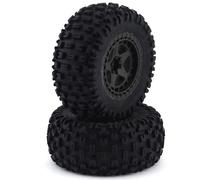 Arrma Senton 1/10 Dboots Fortress SC Tire Set Glued Gun Metal (2) Z-ARA550087