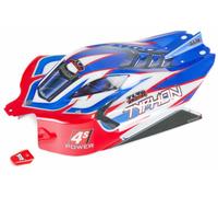 ARRMA TYPHON 1/8 4WD RC Buggy Body TLR Tuned Red Blue Z-ARA406164