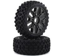 Arrma Typhon 3S dBoots 2HO Tyre Set Glued (Gun Metal) (2) - Z-ARA550088