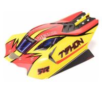 ARRMA TYPHON 4X4 1/8 RC Buggy Body Yellow Red Pre-Painted Z-ARA-2250