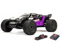 ARRMA RC Truck 1/10 VORTEKS 2wd Stadium Truck RTR with Smart Battery & Charger, Purple, ARA3205ST2