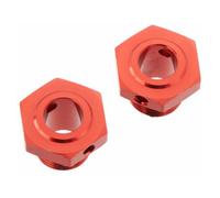 ARRMA Wheel Hex Aluminum 17mm 13.6mm Thick Red 2 Pack AR310447