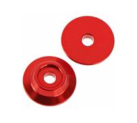 ARRMA Wing Button Aluminium Red CNC Machined Pair Z-AR320215