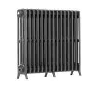Arroll Bi-Metal Aluminium Edwardian 4 Column Radiator 750 high x 15 Sections Powder Coated RAL 7016