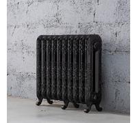 Arroll Daisy Cast Iron Black 10 Column Radiator, (W)684mm X (H)597mm