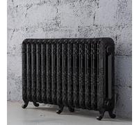Arroll Daisy Cast Iron Black 15 Column Radiator, (W)1009mm X (H)597mm