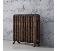 Arroll Daisy Cast Iron Bronze 10 Column Radiator, (W)684mm X (H)597mm