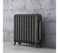 Arroll Daisy Cast Iron Grey 10 Column Radiator, (W)684mm X (H)597mm
